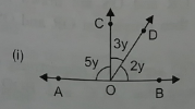 In the following figure, find the value of y.