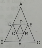 ABCD is a trapezium in which AB||CD and P and Q are the mid-points of AD and BC. If AB=4 cm , CD=7 cm , then find PQ