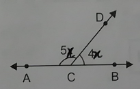 In the given figure, find the value of x